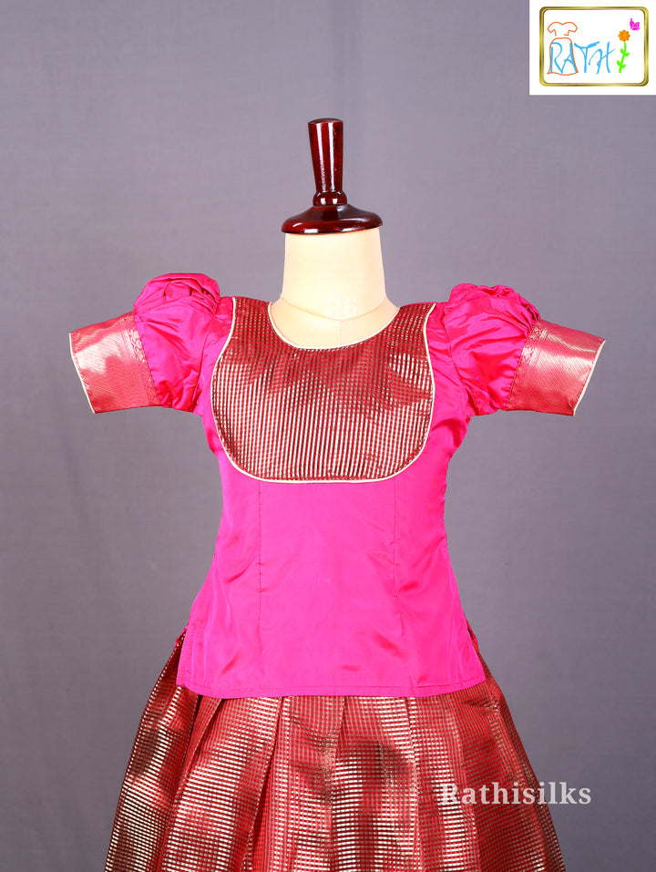 Karishma Top Tissue Pavadai Set