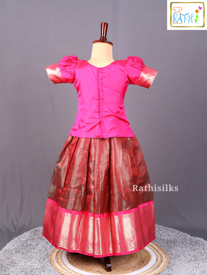 Karishma Top Tissue Pavadai Set