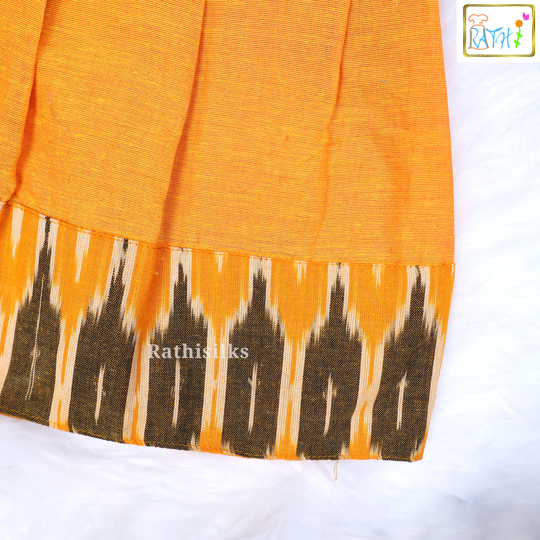 Traditional Ikat Design Cotton Pavadai Set
