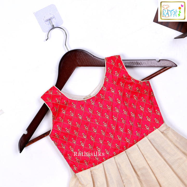 Cotton Embroidered Frock