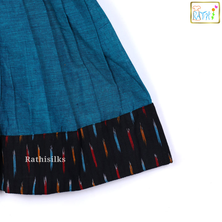 Ikat Mangalagiri Cotton Frock