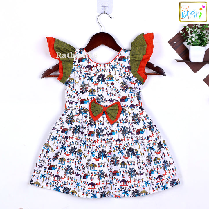 Mangalagiri Cotton Printed Frock