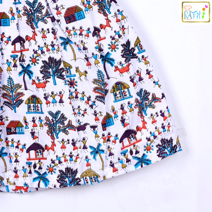 Mangalagiri Cotton Printed Frock