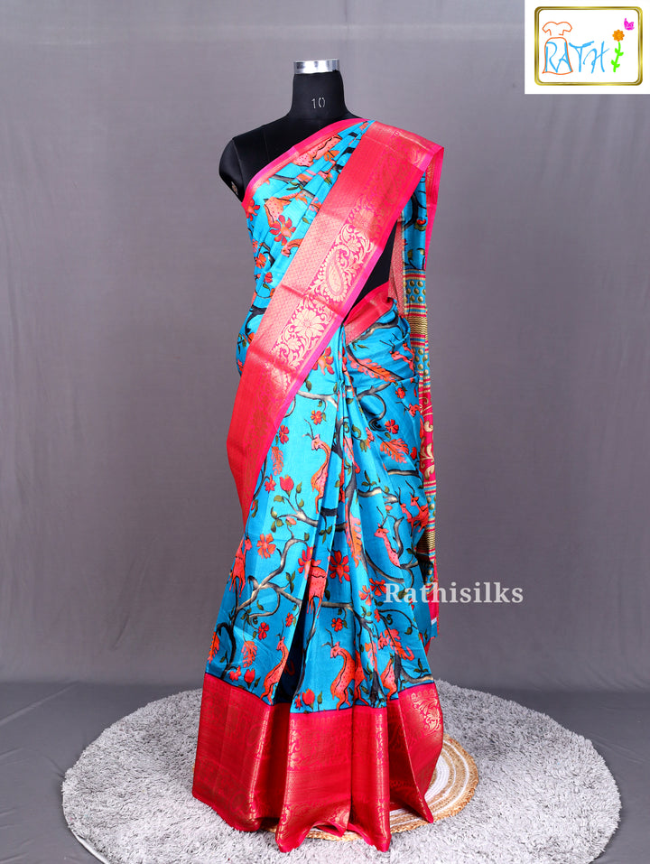 Synthetic Printed Saree