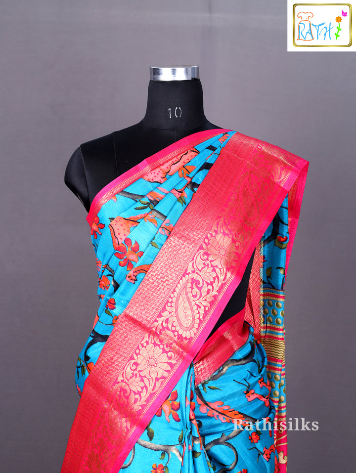 Synthetic Printed Saree