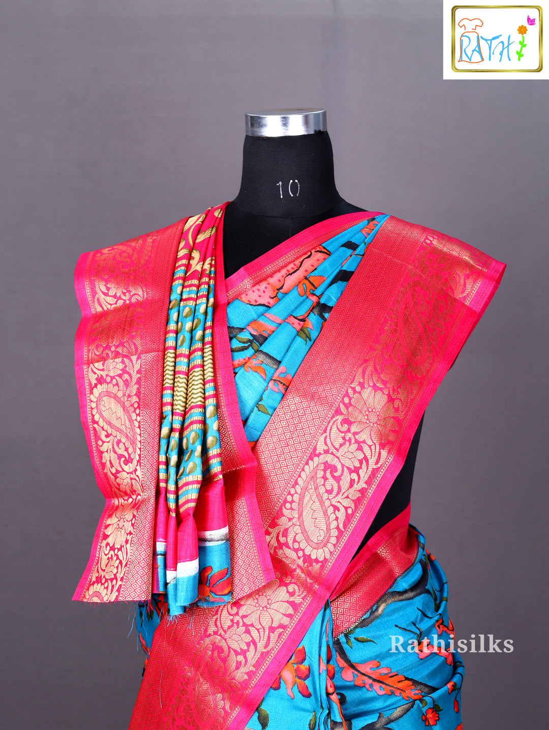 Synthetic Printed Saree