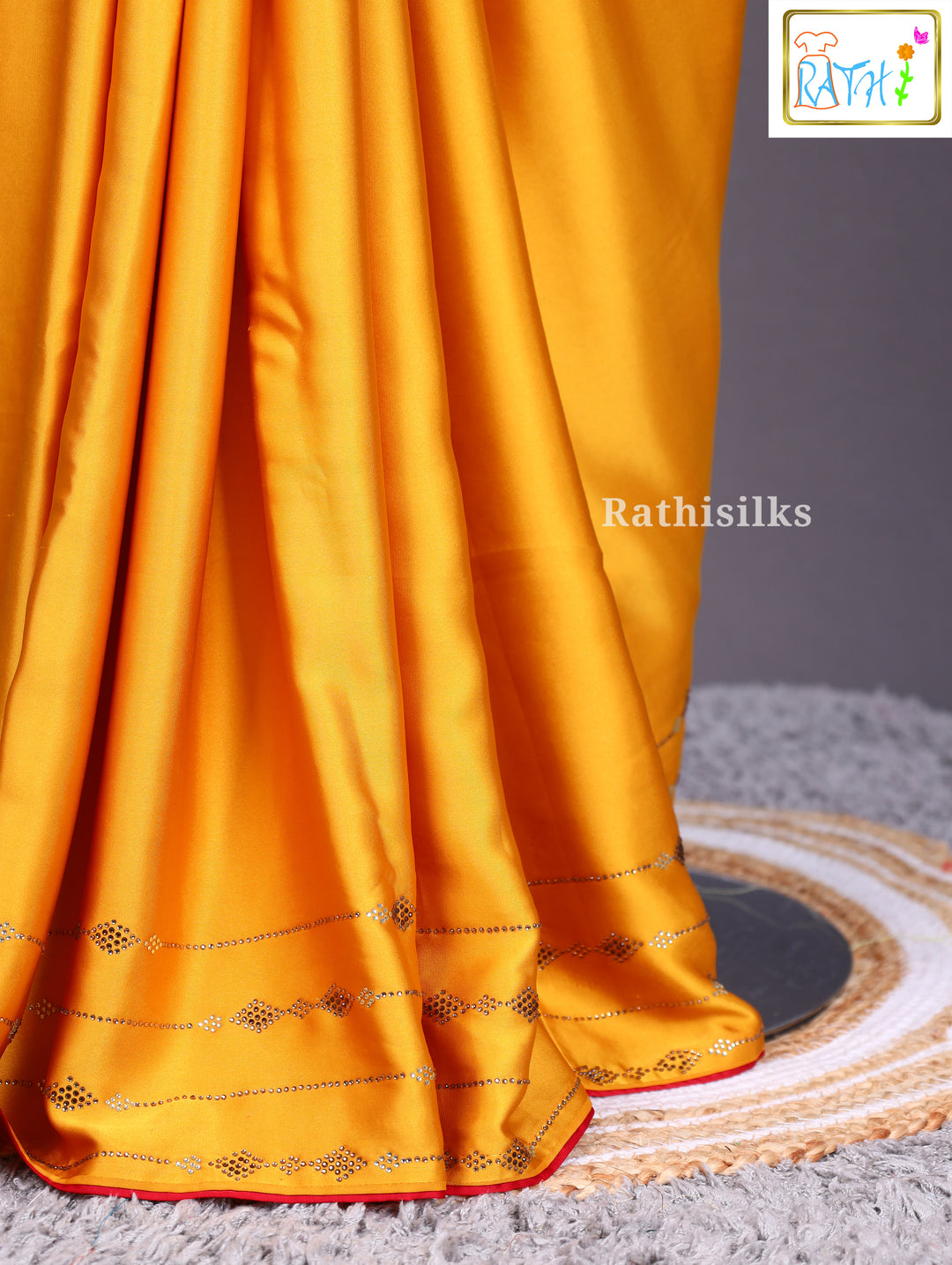 Elegant Satin Finish Saree