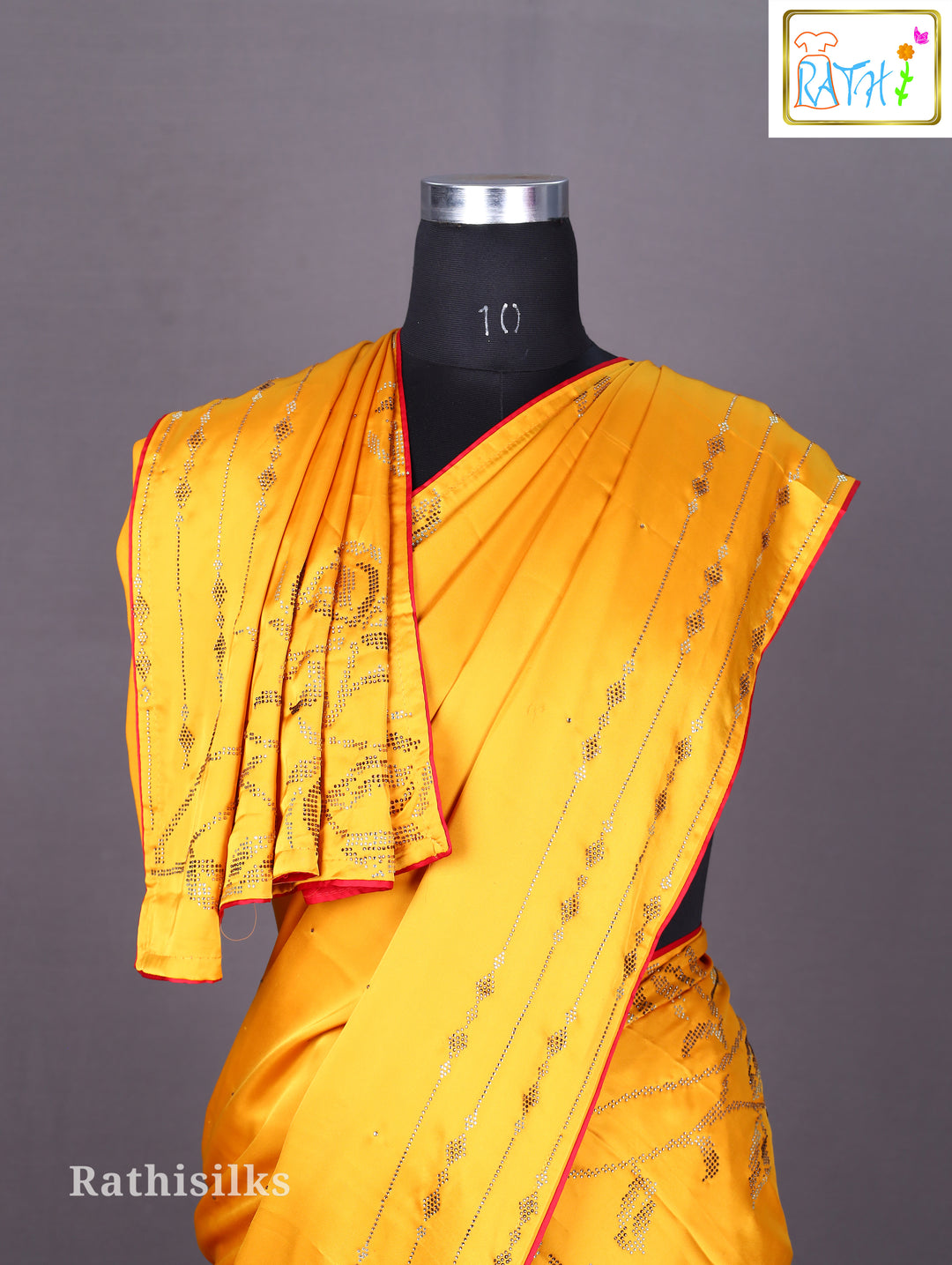 Elegant Satin Finish Saree