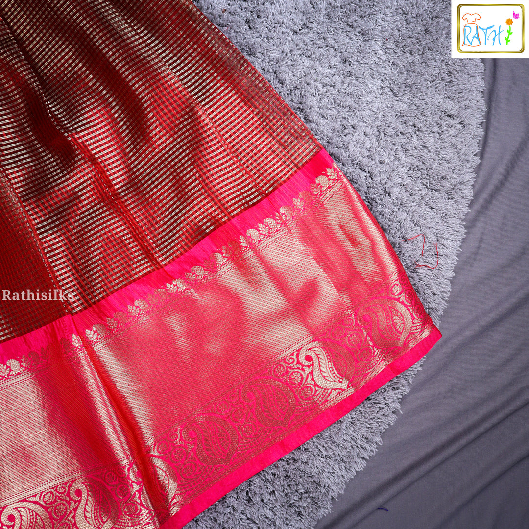 Traditional Pink Pavadai Sattai