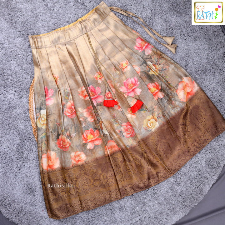 Traditional Floral Pavadai Sattai