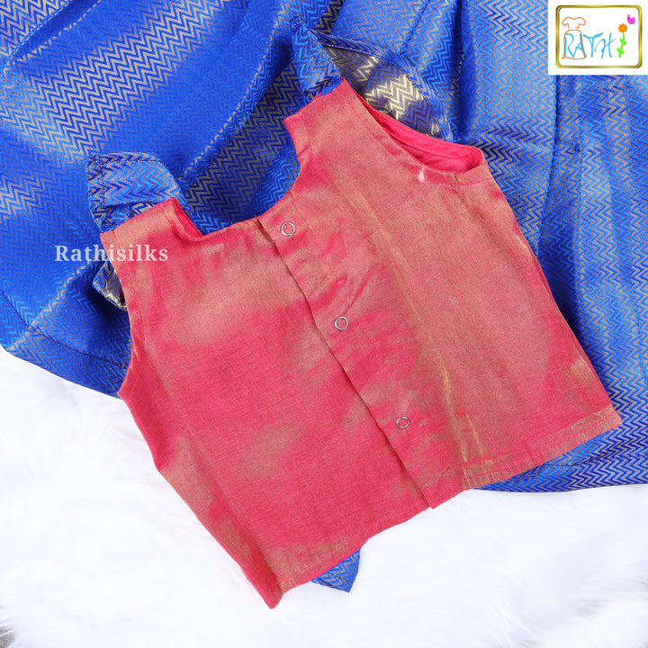 Stylish Art Silk Pavadai Set