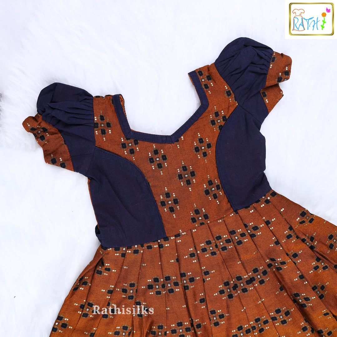 Elegant Handloom Cotton Frock