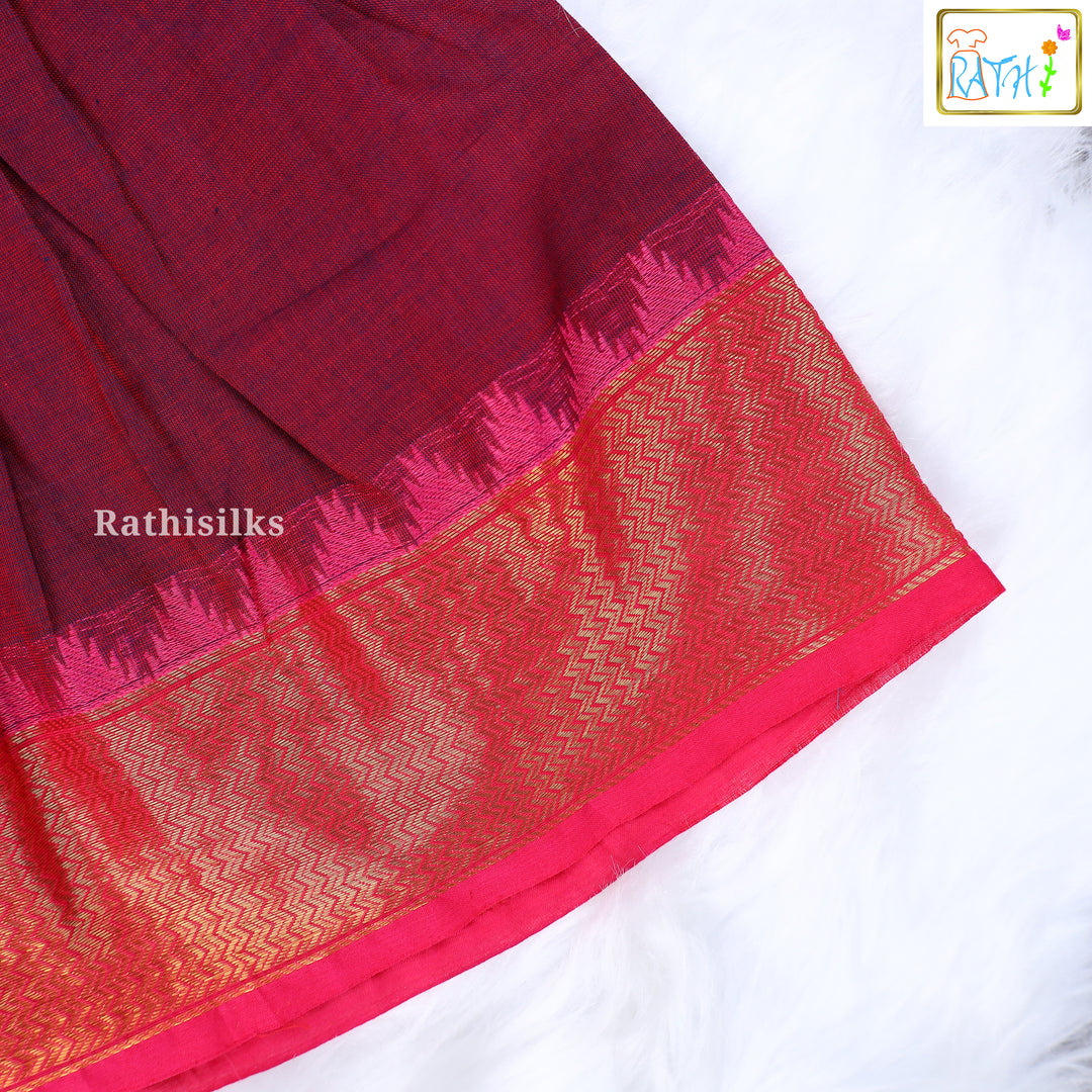 Elegant Mangalagiri Cotton Frock