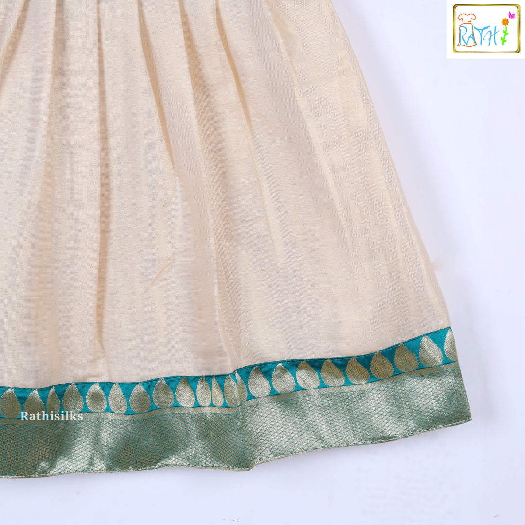 Traditional Cream Tissue Frock