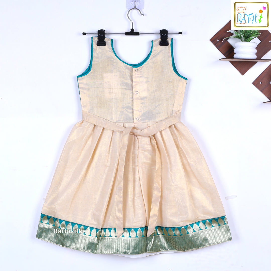 Traditional Cream Tissue Frock