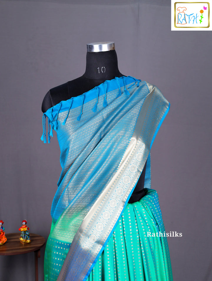 Beautiful Green Art Silk Saree