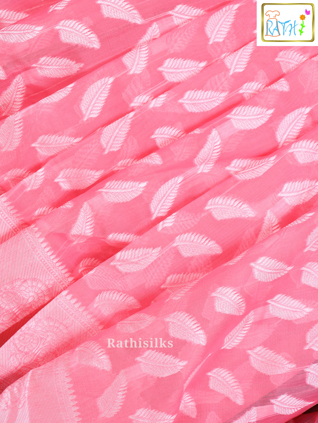Elegant Baby Pink Synthetic Saree
