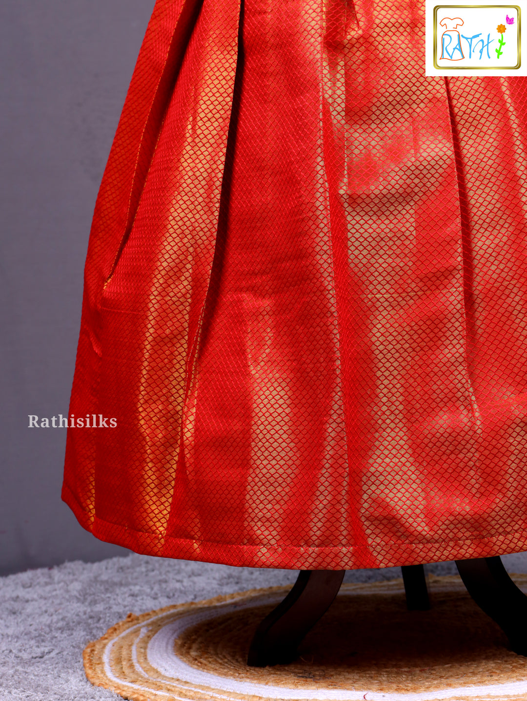 Stylish Art Silk Pavadai Sattai