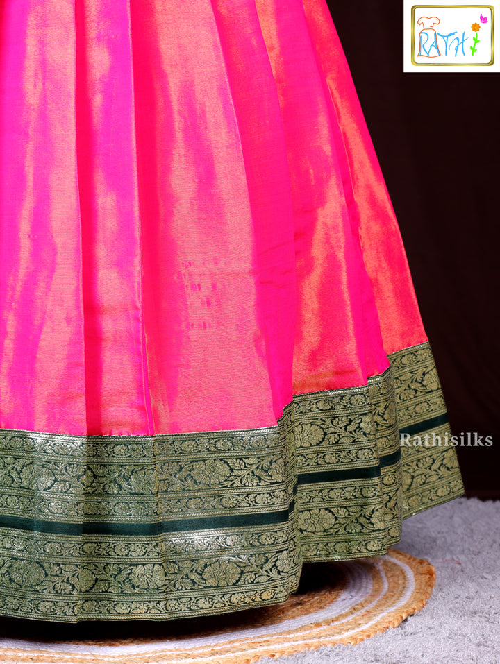 Gold & Fuchsia Pavadai Sattai