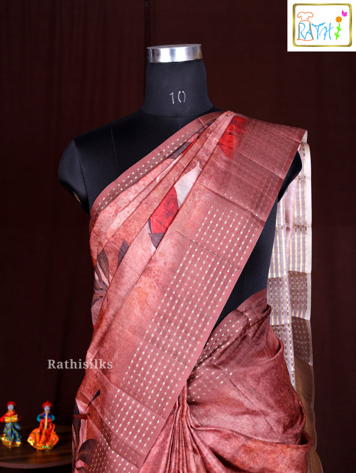Synthetic Tissue Saree