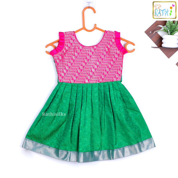 Brocade and Art Silk Frock