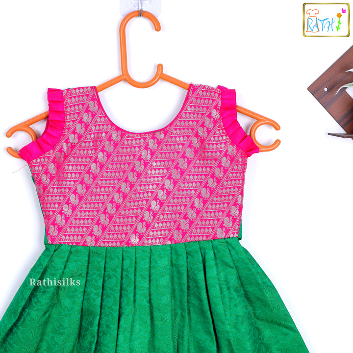 Brocade and Art Silk Frock