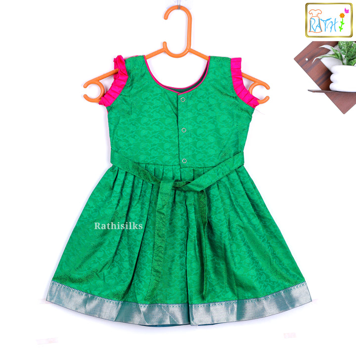 Brocade and Art Silk Frock