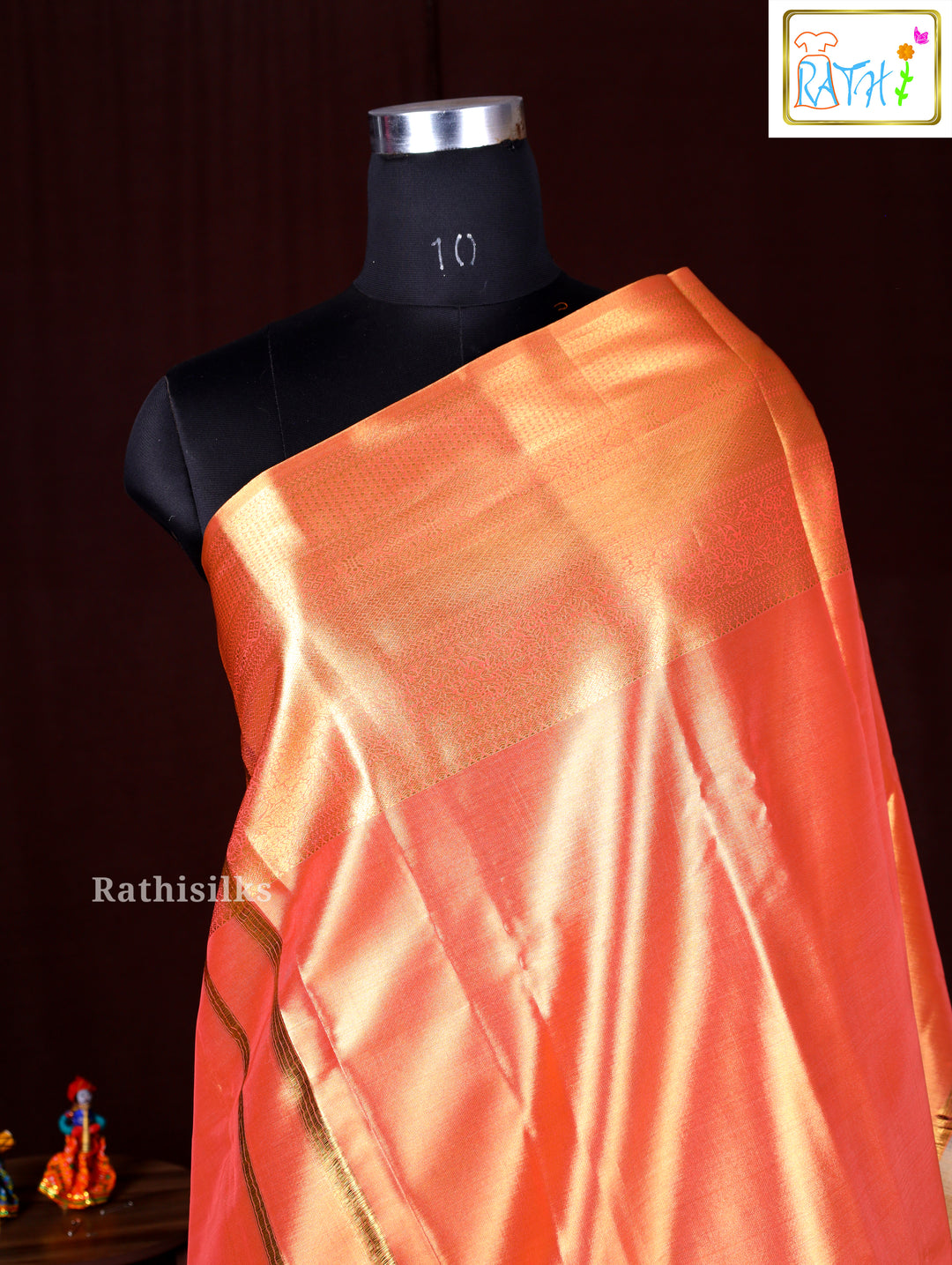 Light Silver Synthetic Saree