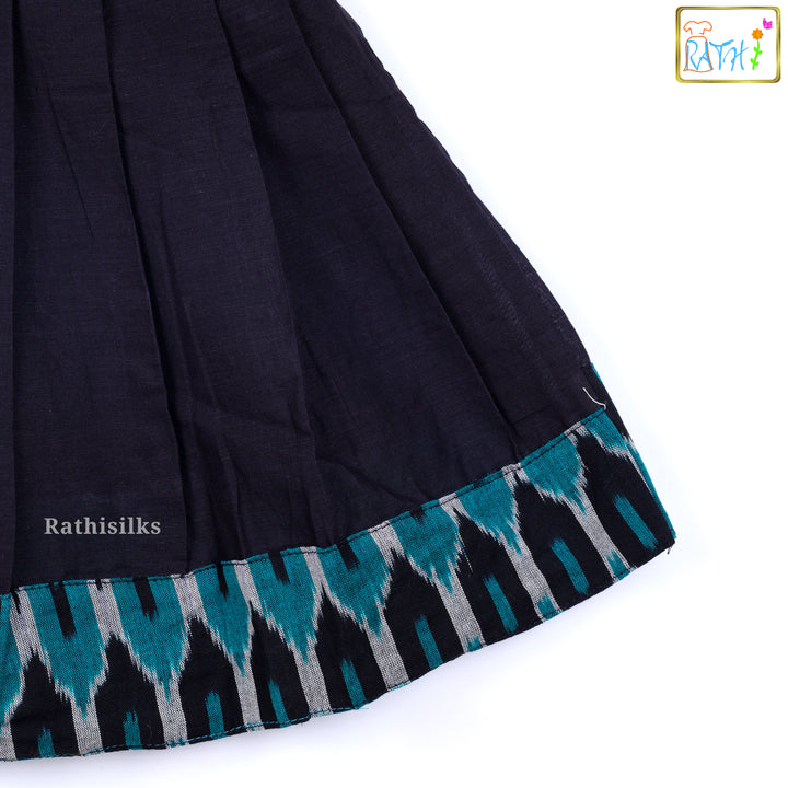 Ikath Print Frock for Girls