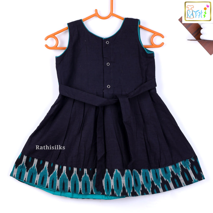 Ikath Print Frock for Girls