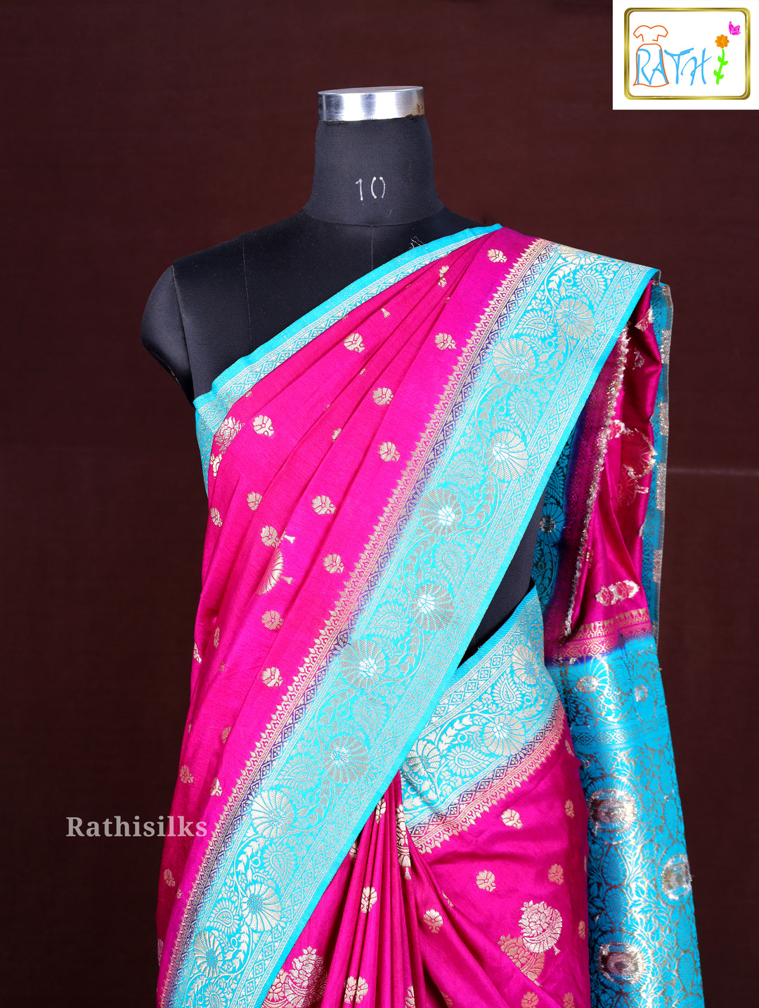 Exquisite Purple Art Silk Saree