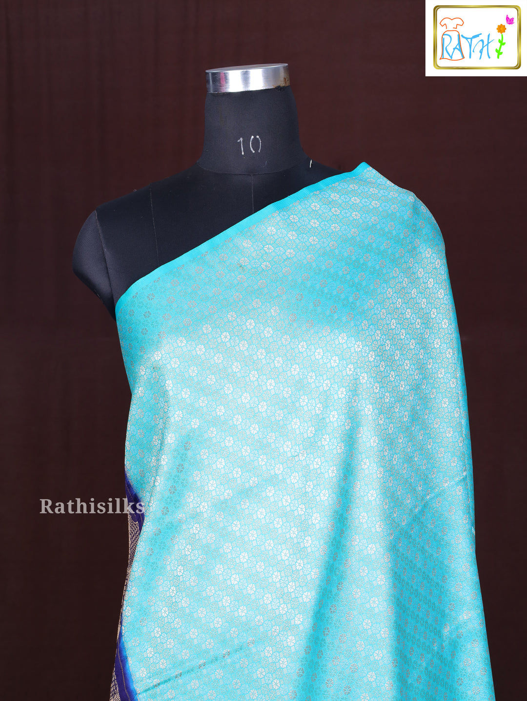 Regal Purple Synthetic Saree