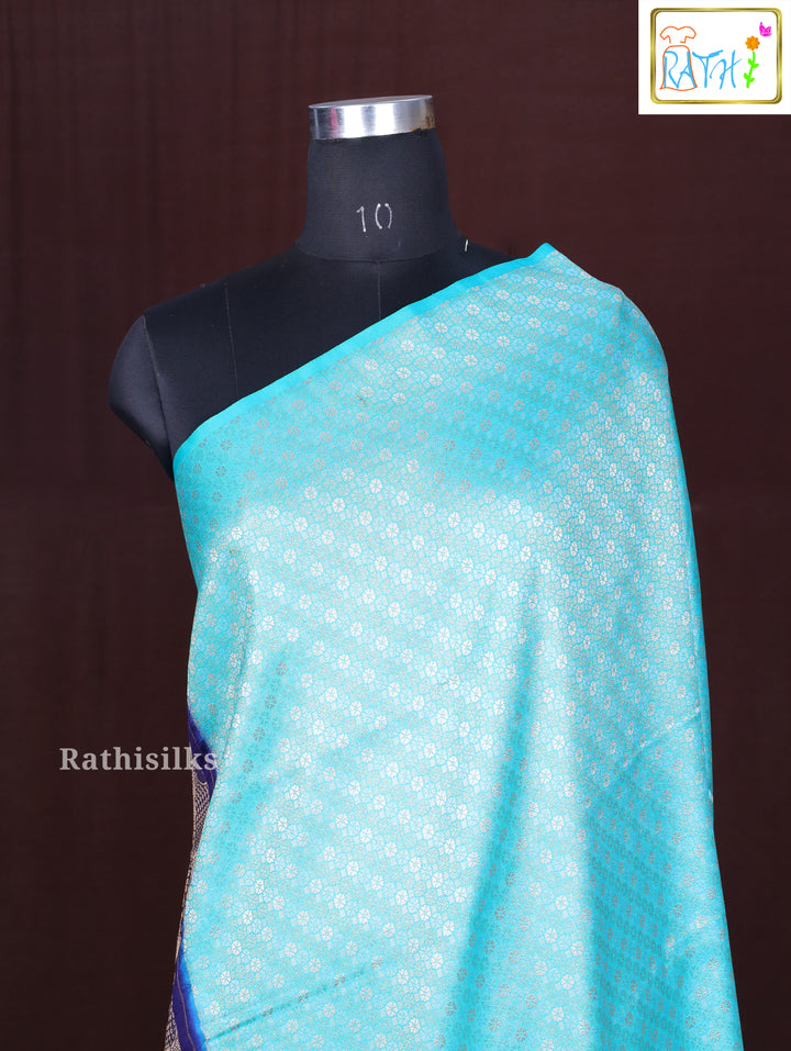 Regal Purple Synthetic Saree