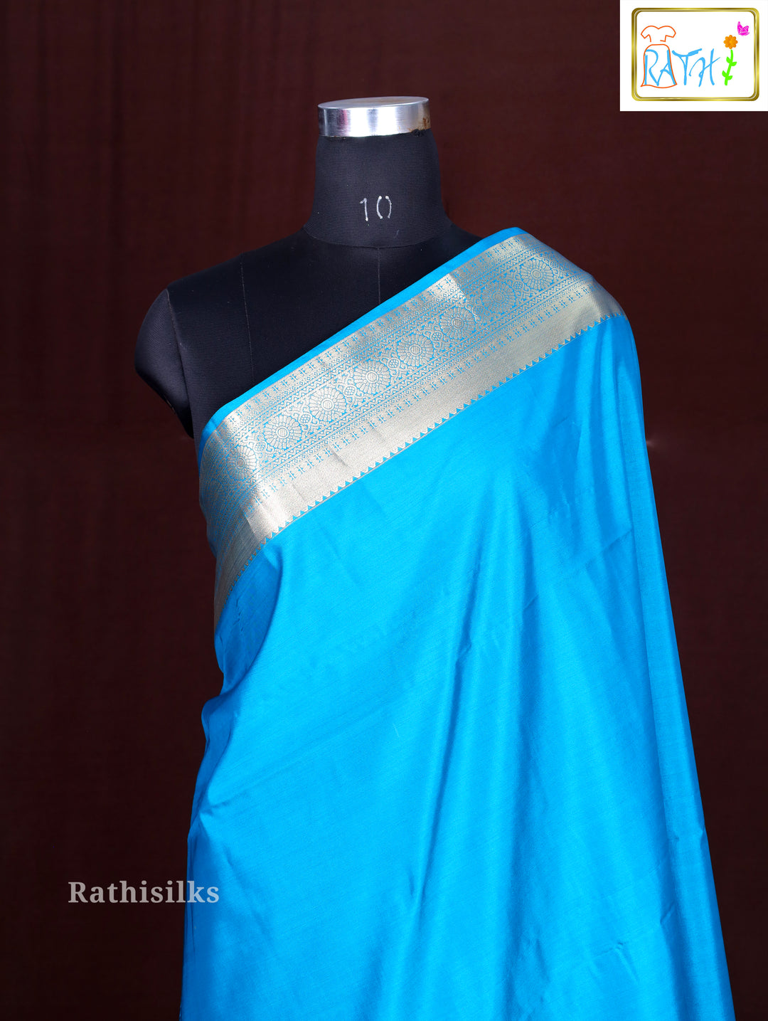 Fresh Lime Green Art Silk Saree