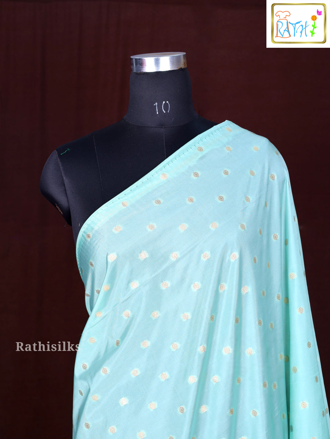 Green Synthetic Saree