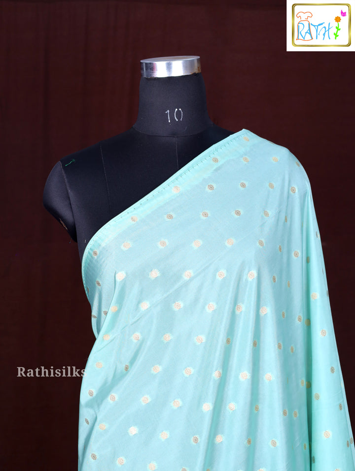 Green Synthetic Saree