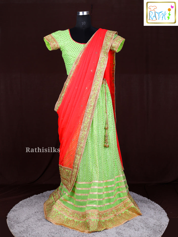 Vibrant Green Lehenga