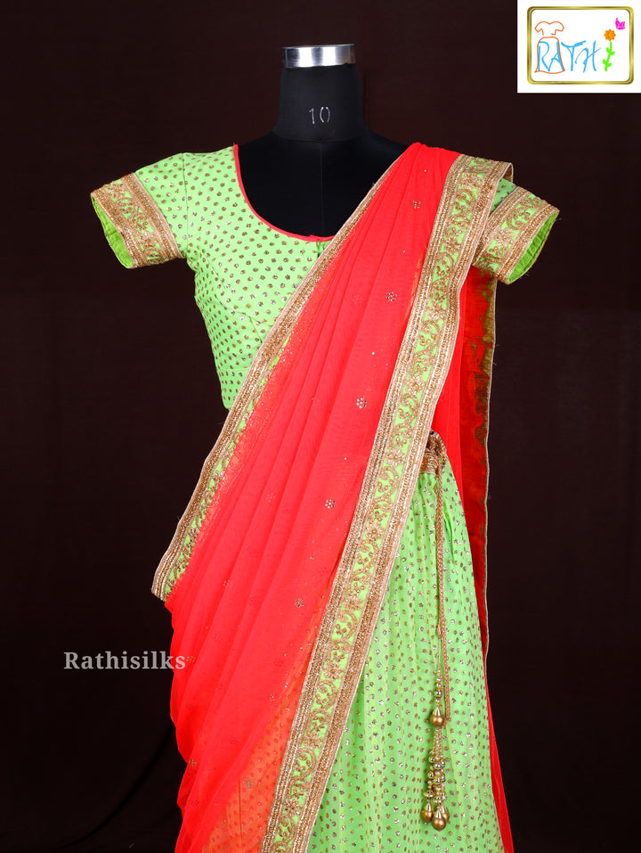 Vibrant Green Lehenga