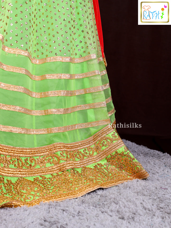 Vibrant Green Lehenga