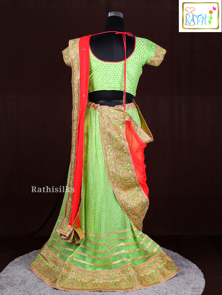 Vibrant Green Lehenga