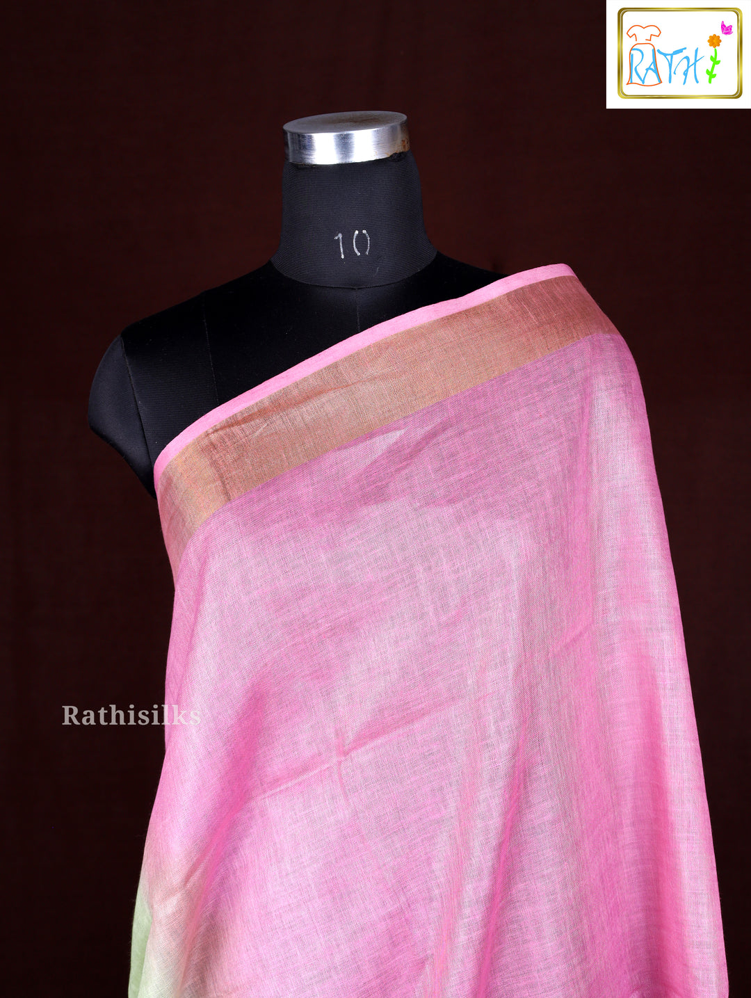 Elegant Mint Green Synthetic Saree