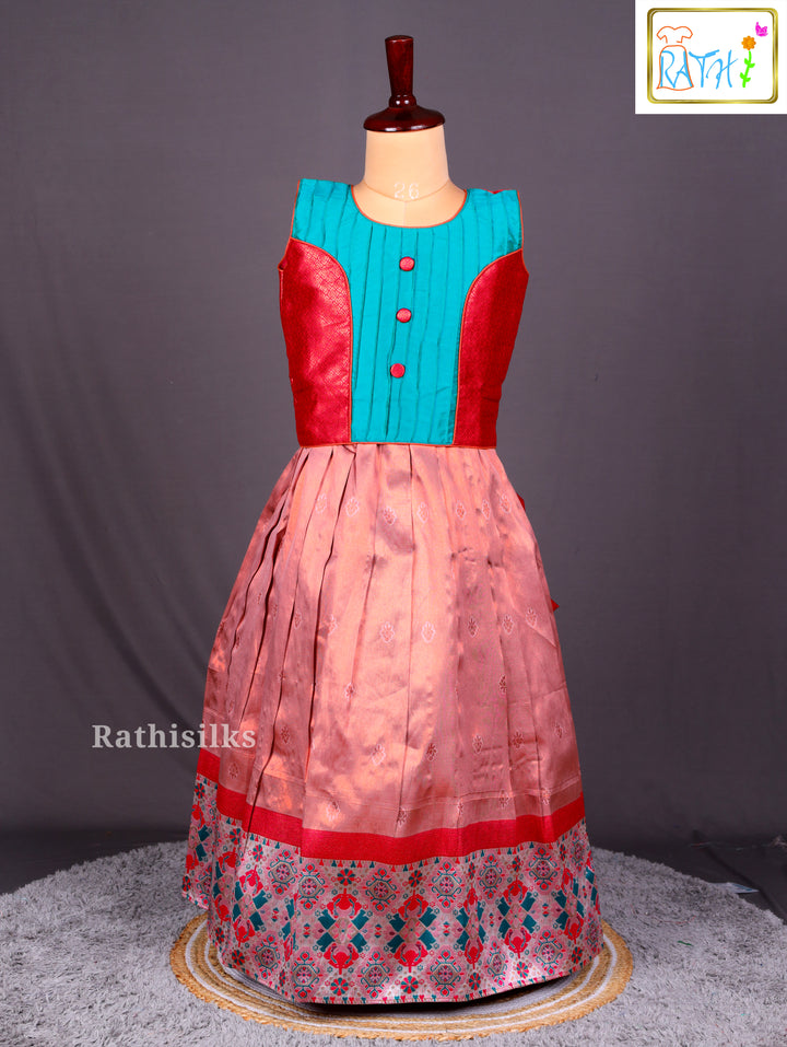 Multi-Color Block Pavadai Sattai