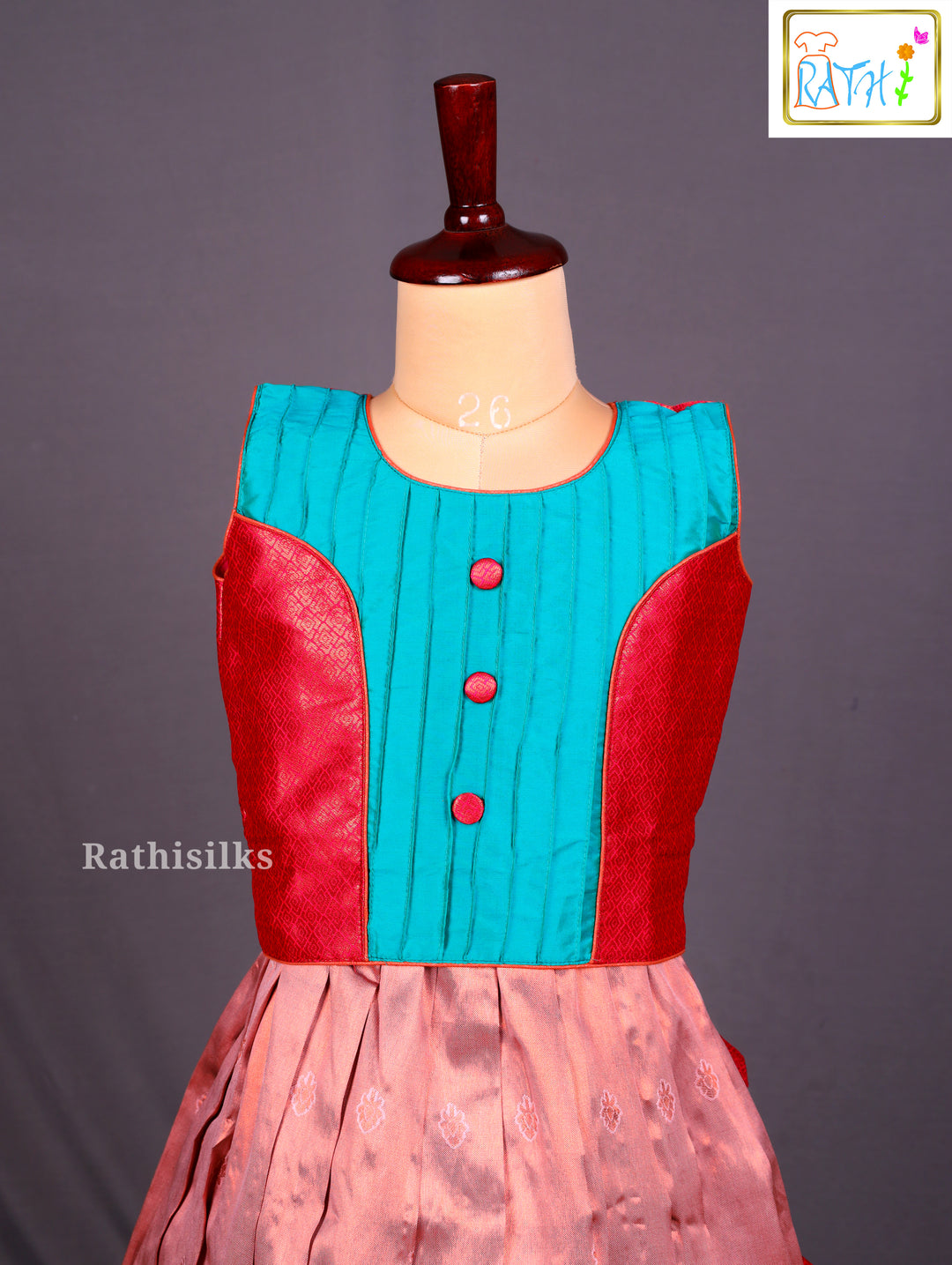 Multi-Color Block Pavadai Sattai