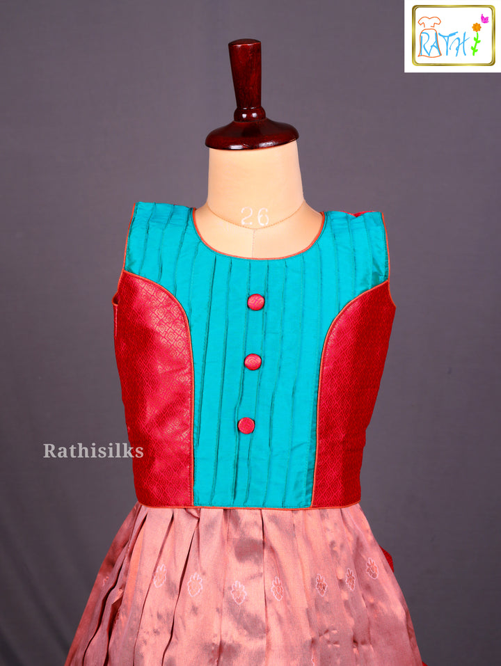 Multi-Color Block Pavadai Sattai