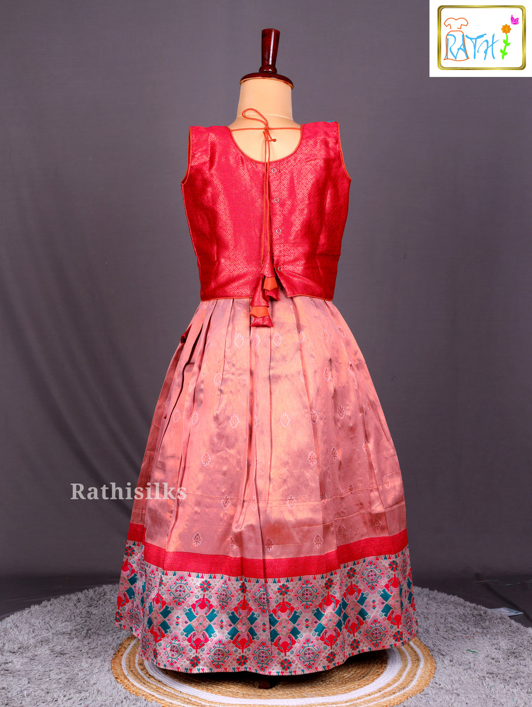 Multi-Color Block Pavadai Sattai