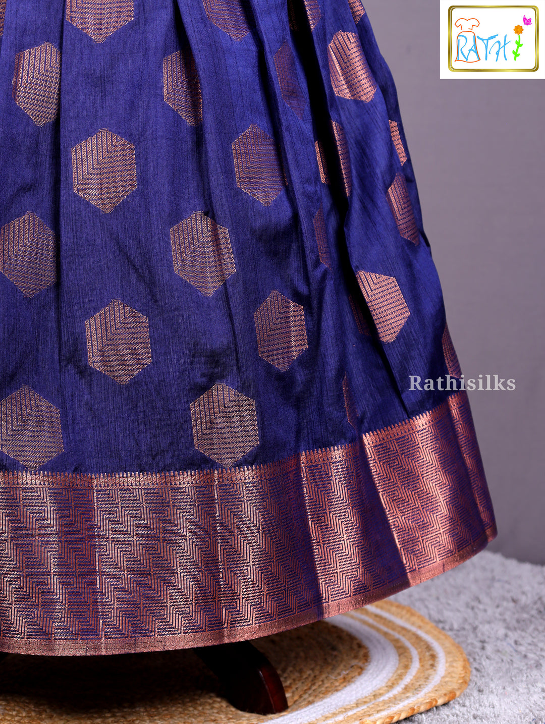 Royal Blue Pavadai Sattai