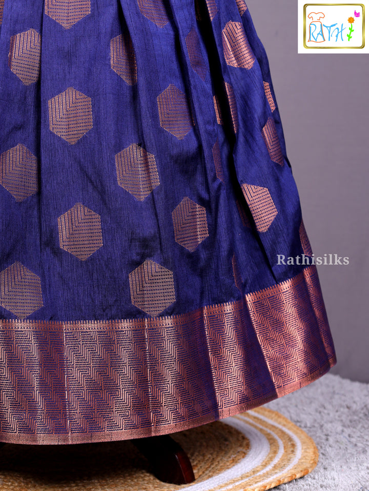 Royal Blue Pavadai Sattai