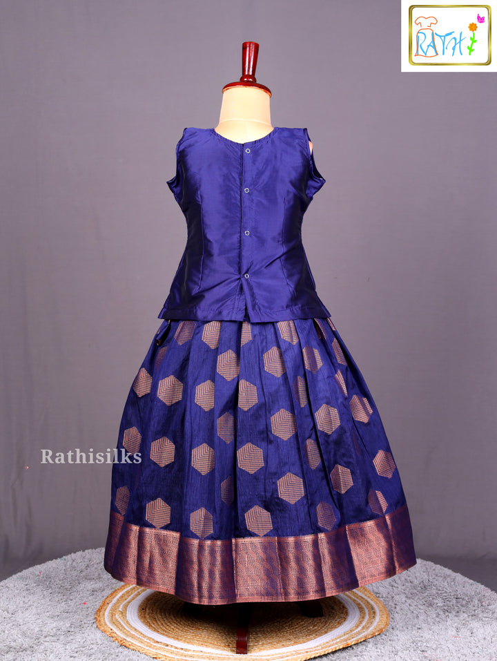 Royal Blue Pavadai Sattai