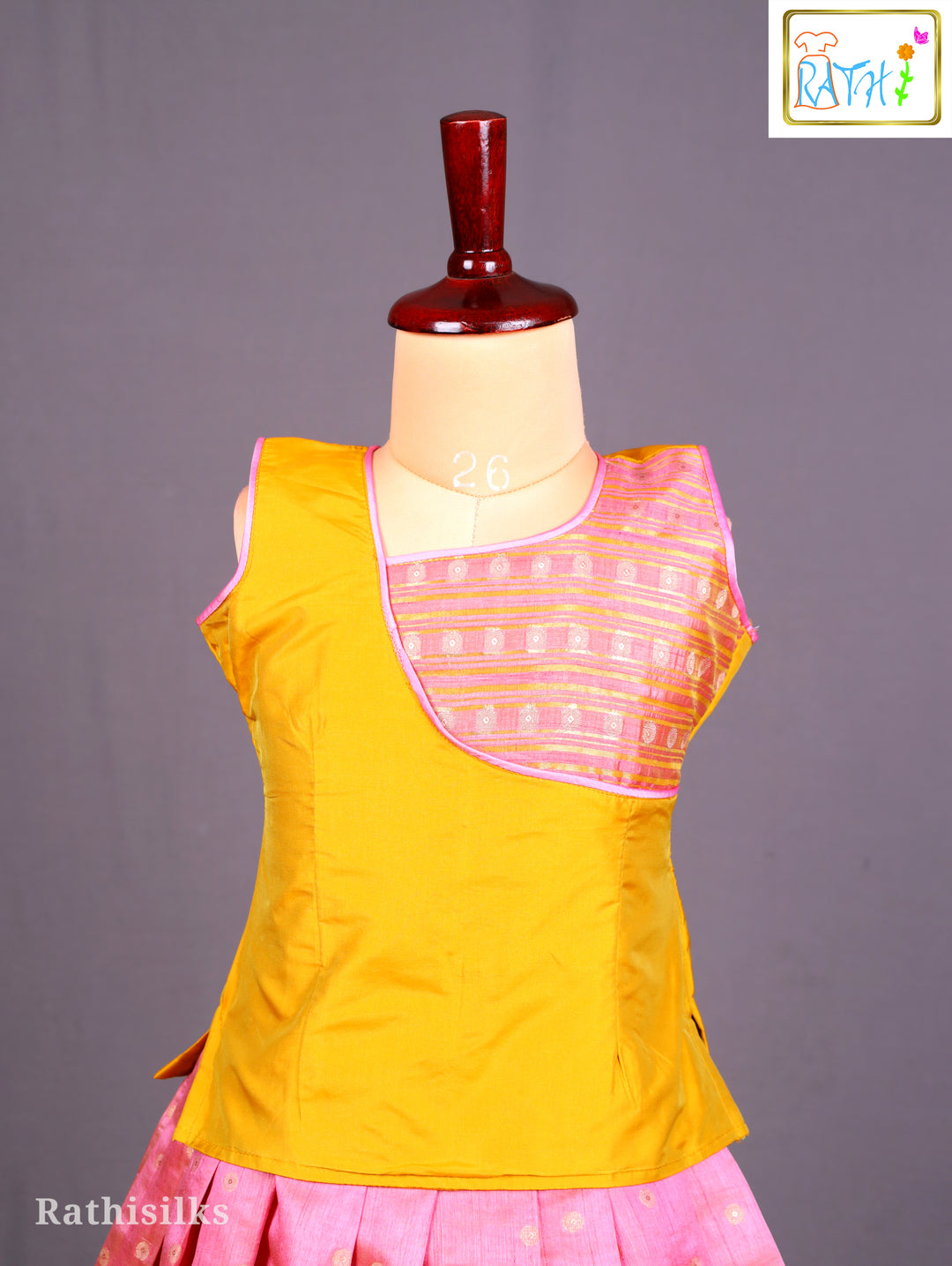 Sleeve-less Pavadai Sattai