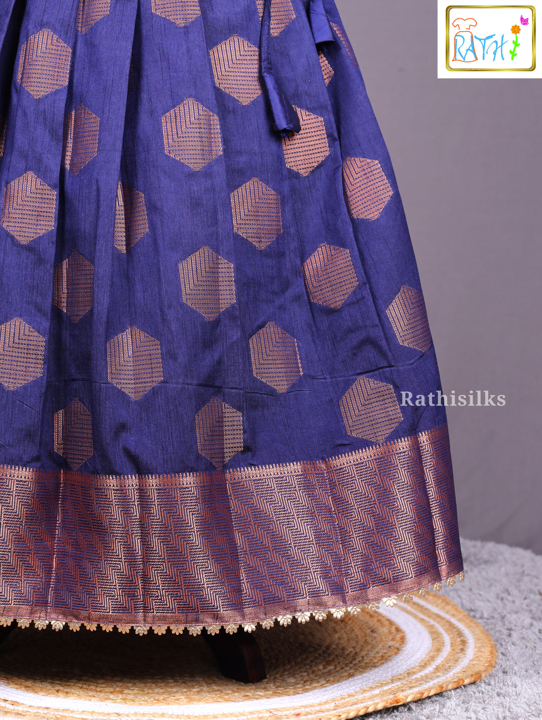 Royal Blue Pavadai Sattai
